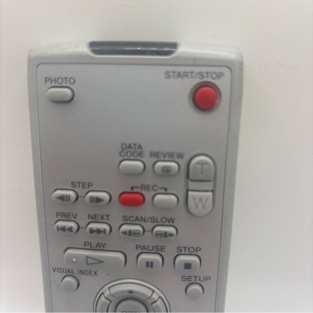 Sony Silver and Red DVD Remote Control - Picture 2 of 5